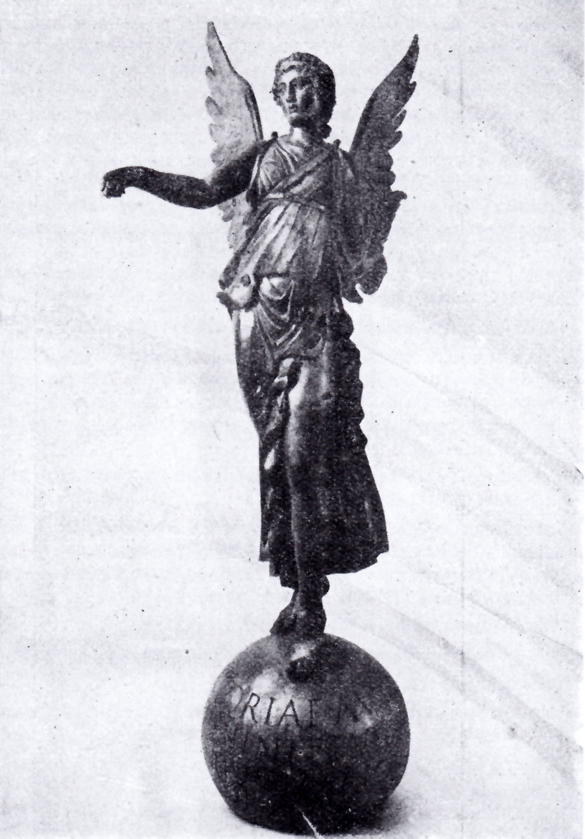 Copia in gesso della Vittoria di Calvatone esposta alla Mostra Augustea della Romanit�, da '1937. La Vittoria Alata e le Celebrazioni Stradivariane', p. 68